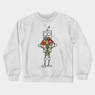 Cutebots Bouquet of Flowers Crewneck Sweatshirt